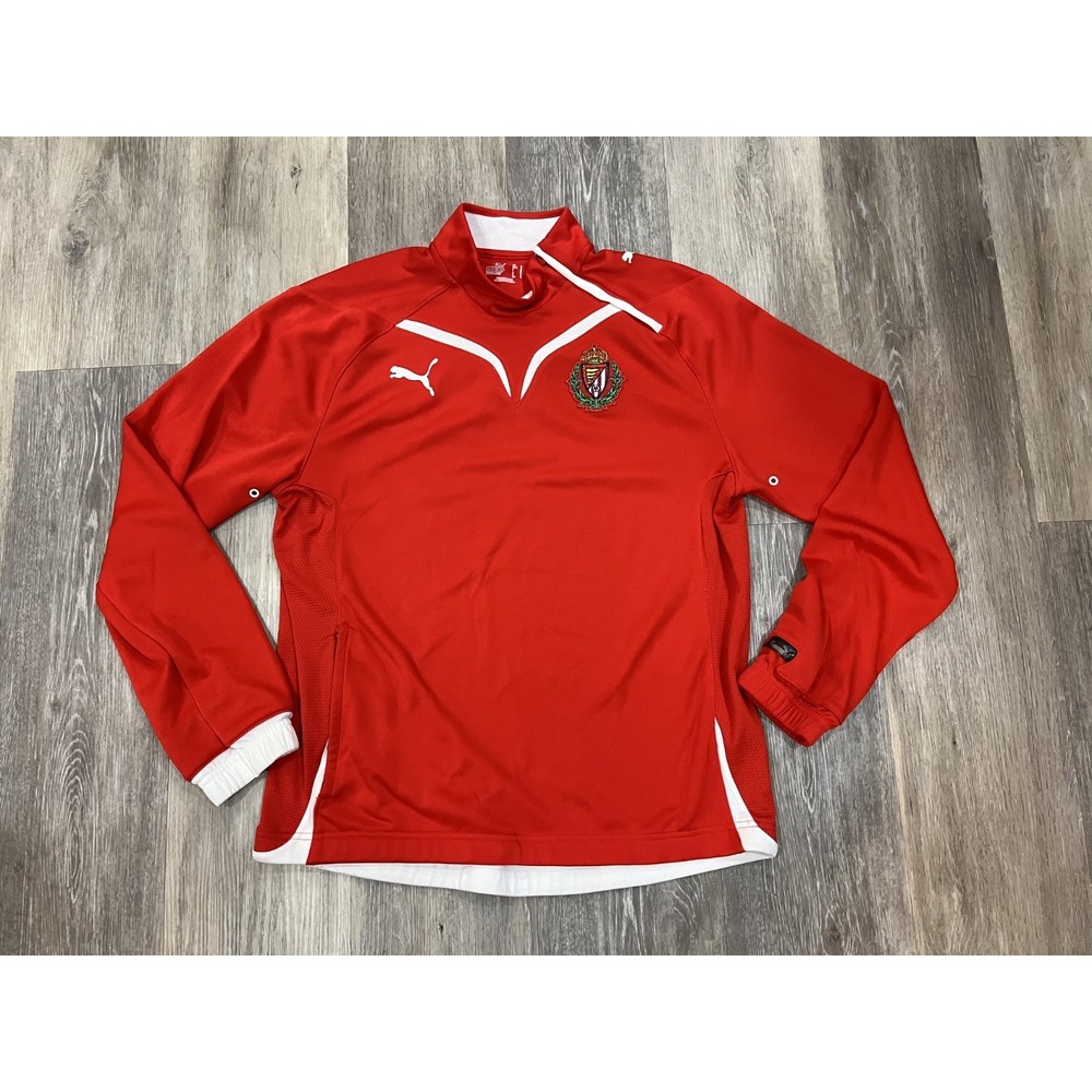 Vintage Puma 2009-2010 AS Monaco FC Pullover Tracksuit Soccer Football Size M